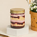 Floral Basket with Jar Cake