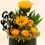 Get Well Soon Flowers Box