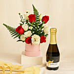 Mini Celebration Flower and Wine Combo
