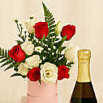 Mini Celebration Flower and Wine Combo