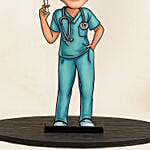 Personalised Nurse Caricature for Her