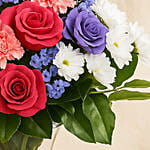 Pink N White Flower Vase