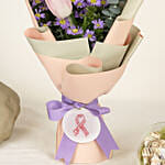 Pink Ribbon Strength Tulips Bouquet