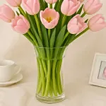 Pink Tulips Arrangement Standard
