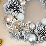 Christmas Sparkle Wreath Silver Colour