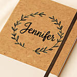 Personalized A 5 Cork Cover Notebook