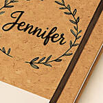 Personalized A 5 Cork Cover Notebook
