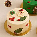 Mini Christmas Chocolate Mousse Cake Set - 4 pcs