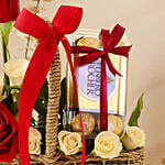 Rose & Ferrero Delight Basket