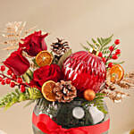 Festive Glow Floral Centerpiece