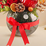 Festive Glow Floral Centerpiece
