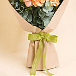 Carnation and Cappucino Rose Bouquet