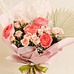 Cuddles of Love Roses Bouquet