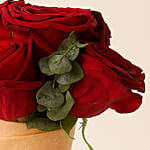 Smiley Mini Jelly Cat Red Rose Bouquet