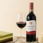 Wine and Dubai Chocolate Pistachio Cake