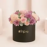 Elegant Flower Arrangement in a Premium Black Box