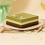 Flowers & Chocolate Bouquet with Wine and Dubai Chocolate Cake