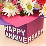 Anniversary Celebration Flowers Arrangement