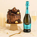 Chocolate Indulgence Cake n Prosecco Gift Bundle