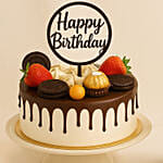 Birthday Cake and wine