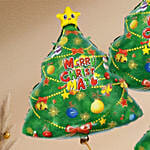 Christmas Tree Foil Balloon Set of 3