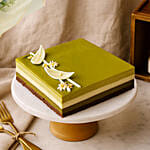 Dubai Chocolate Cake and Floral Expression Bouquet