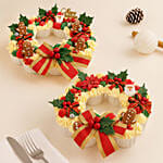 Pull apart Christmas Wreath Cupcakes x2