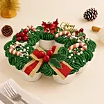 Pull Apart Wreath Cup cakes