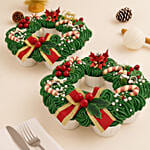 Pull Apart Wreath Cup cakes x2