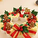 Pull apart Christmas Wreath Cup cakes