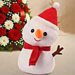 Holiday Bliss Arrangement - Snowman & Bento Cake Set