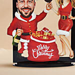 Personalised Christmas Caricature Wall Frame