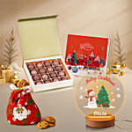 Personalised Christmas Chocolate & Keepsake Gift Set