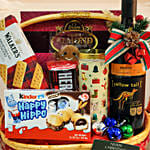 Festive Chocolate & Wine Christmas Basket