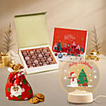 Personalised Christmas Chocolate & Keepsake Gift Set