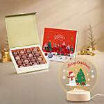 Personalised Chocolate & LED Keepsake Gift Bundle