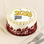 New Year Red Velvet Cake 6 Inches