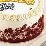 New Year Red Velvet Cake 6 Inches