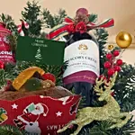 Luxury Christmas Wine & Gourmet Gift Tray