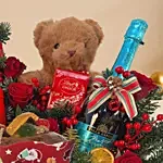 Merry Magic Hamper - Wine Cookies & Panettone