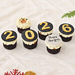 New Year Theme Cup Cakes