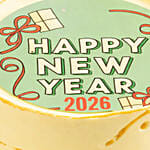 Happy New Year 2026 Chocolate Cakes