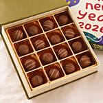Happy New Year Chocolate Truffles Gift Box