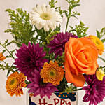Happy New Year Elegant Flowers Arrangement