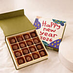 Happy New Year LED Lamp n Chocolate Truffle Gift Set