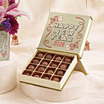 New Year Flowers Chocolates & Balloon Celebration Set