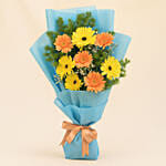 Pleasant Gerberas Flowers Bouquet