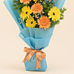 Pleasant Gerberas Flowers Bouquet