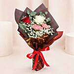 Rosy Carnation Delight Bouquet