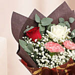 Rosy Carnation Delight Bouquet